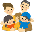 家族のイラスト